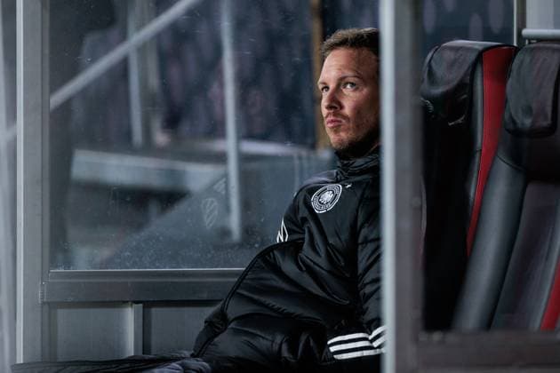 UEFA Nations League: Deutschland - Bosnien Herzegowina; 16.11.2024 Julian Nagelsmann (Trainer Deutschland) während der Platzbegehung UEFA Nations League: Deutschland - Bosnien Herzegowina; Freiburg im Breisgau, Europa-Park-Stadion am 16.11.2024 *** UEFA Nations League Germany Bosnia and Herzegovina 16 11 2024 Julian Nagelsmann Coach Germany during the pitch inspection UEFA Nations League Germany Bosnia and Herzegovina Freiburg im Breisgau, Europa Park Stadium on 16 11 2024 Copyright: xBEAUTIFULxSPORTS Wunderlx