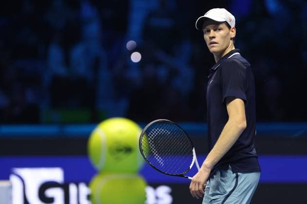 Jannik Sinner (Italy) looks on, Day 7, Nitto ATP, Tennis Herren Finals 2024, INALPI Arena, November 16, 2024, Turin, Italy.