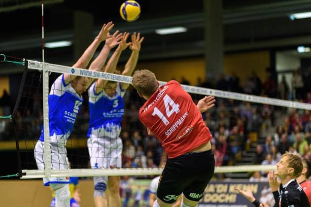 Volleyball, 2nd BL South, TV Rottenburg - LE Volleys Leipzig