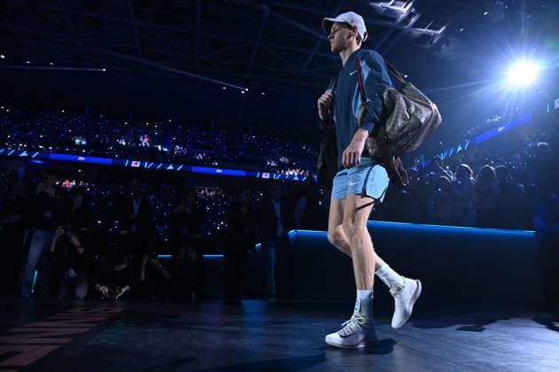 Nitto ATP, Tennis Herren Finals - Sinner Ousts Ruud Jannik Sinner (ITA) during his semi final match at the 2024 Nitto ATP Finals in Turin, Italy, on November 16, 2024. Photo by Corinne Dubreuil ABACAPRESS.COM Turin Italy  Copyright: xDubreuilxCorinne ABACAx