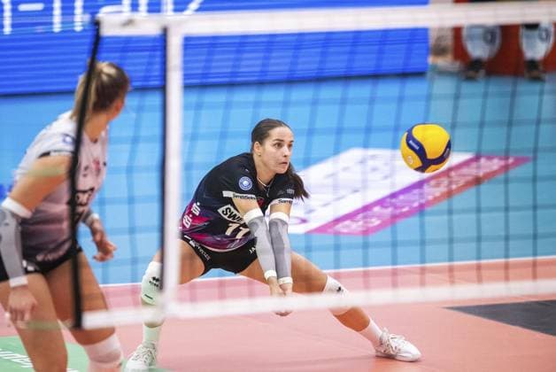 VOLLEYBALL WOMEN 1 BL SWE SUHL FOR EDITORIAL PURPOSES ONLY p 16 11 2024 Erfurt Volleyball 1 Bundesliga Season 2024 2025 Women 9 Matchday Riethsporthalle Schwarz Weiss Erfurt VfB Suhl LOTTO Thüringen im Foto Mia Stauß 11 Schwarz Weiss Erfurt Germany Thueringen Erfurt Copyright SaschaxFromm Copyright: SaschaxFromm doc7y36hauzsid1bj241ap ,EDITORIAL USE ONLY Copyright: SaschaxFromm