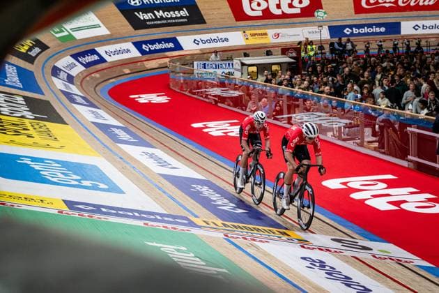 KESSLER Bruno, BOOS Benjamin Lotto Zesdaagse Vlaanderen Gent 2024 KESSLER Bruno BOOS Benjamin GER Team 10 Germany Landscape horizontal Landscape Event Event Lotto Zesdaagse Vlaanderen Gent 2024 Category Category Cycling Track Cycling Sixdays Elite Men U23 Beloften Location Location Europe Belgium Gent Citadelpark tÂ Kuipke Discipline Madison Distance m Date Date 16 11 2024 Saturday Day 7