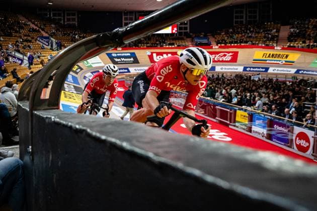 KESSLER Bruno, BOOS Benjamin Lotto Zesdaagse Vlaanderen Gent 2024 KESSLER Bruno BOOS Benjamin GER Team 10 Germany Landscape horizontal Landscape Event Event Lotto Zesdaagse Vlaanderen Gent 2024 Category Category Cycling Track Cycling Sixdays Elite Men U23 Beloften Location Location Europe Belgium Gent Citadelpark tÂ Kuipke Discipline Madison Distance m Date Date 16 11 2024 Saturday Day 7
