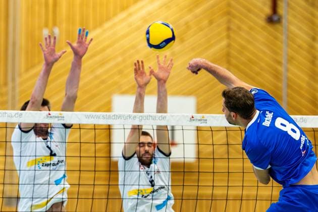 Volleyball, 2nd BL South, Blue Volleys Gotha - SV Schwaig