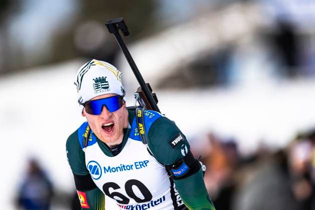 241117 Sebastian Samuelsson of Sweden after competing in the men s 10km sprint during the Swedish Premiere in biathlon on November 17, 2024 in Idre Photo Maxim ThorÃ BILDBYRAN code MT MT0696 biathlon biathlon biathlon swedenpremiären sverigepremiär swedish premiere sweden bbeng  Copyright: MAXIMxTHORE BB241117MT001
