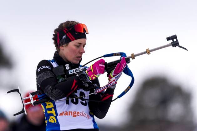 241117 Elvira Öberg of Sweden competes in the women s 7,5km sprint during the Swedish Premiere in biathlon on November 17, 2024 in Idre Photo Sara Damne BILDBYRAN code SD MT0697 biathlon biathlon biathlon sverigepremiären sverigepremiär swedish premiere sverige bbeng  Copyright: SARAxDAMNE BB241117SD035