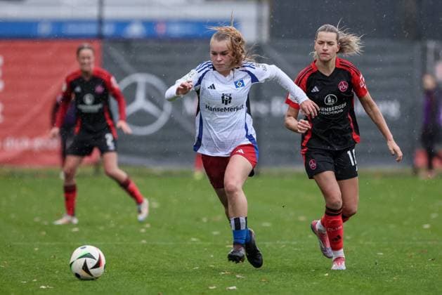 Football, Women, 2nd BL, Hamburger SV - 1. FC Nürnberg