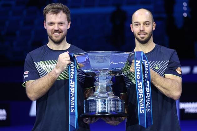 Tennis, ATP Finals in Turin, doubles final, winner Kevin Krawietz and Tim Pütz
