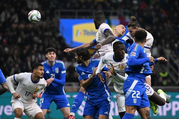 Football, Nations League, Italy - France