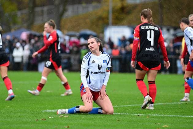 Soccer I Women I Season 2024 2025 I 2 Bundesliga I 11 Matchday I Hamburger SV 1 FC Nürnberg I 17 11 2024 Looks disappointed, saddened, depressed, frustrated, crestfallen, offended, dejected, dissatisfied, disillusioned, bad-tempered Pauline Machtens 28, Hamburger SV Hamburg Am Volkspark Hamburg Germany Copyright: xLobeca FelixxSchlikisx