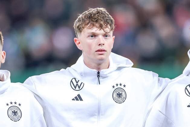 15 11 2024, Football, U21 international match Germany Denmark, Tivoli Stadium Aachen, Season 2024 2025 Paul Wanner U21 GER 20 North Rhine-Westphalia Germany