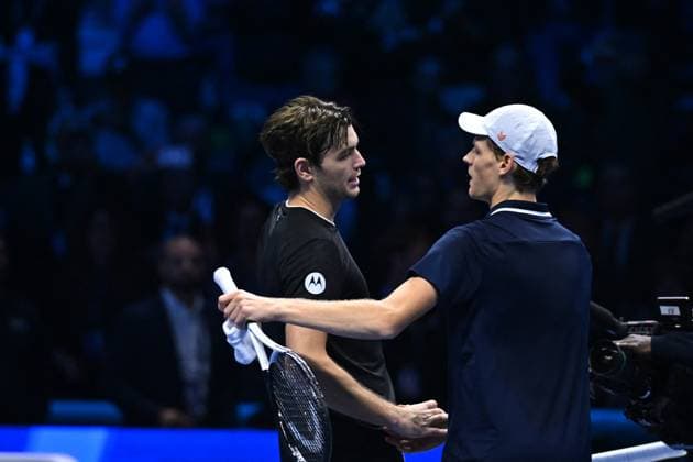 Nitto ATP, Tennis Herren Finals - Jannik Sinner Wins Title Jannik Sinner (ITA) wins his first Nitto ATP Finals at the 2024 Nitto ATP Finals in Turin, Italy on November 17, 2024. Photo by Corinne Dubreuil ABACAPRESS.COM Turin Italy  Copyright: xDubreuilxCorinne ABACAx