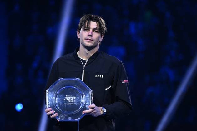 Nitto ATP, Tennis Herren Finals - Jannik Sinner Wins Title Jannik Sinner (ITA) wins his first Nitto ATP Finals at the 2024 Nitto ATP Finals in Turin, Italy on November 17, 2024. Photo by Corinne Dubreuil ABACAPRESS.COM Turin Italy  Copyright: xDubreuilxCorinne ABACAx