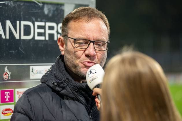 18 11 2024, Football Google Pixel Womens Bundesliga, Season 2024 2025, Matchday 10, 1 FC Cologne SV Werder Bremen at Franz Kremer Stadium in Cologne Thomas Horsch SV Werder Bremen, Coach in interview Important note According to the regulations of the DFL German Football League or the DFB German Football Association, it is prohibited to use or have used photographs taken in the stadium and or of the match in the form of sequential images and or video-like photo series Foto Kirchner Media TH Copyright: xKirchner-Media THx