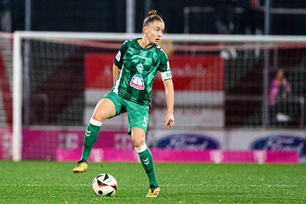 COLOGNE, GERMANY - 18 NOVEMBER, 2024: Michelle Ulbrich, The match of Women Bundesliga 1.FC Koeln vs SV Werder Bremen at Franz Kremer Stadium  Copyright: xVITALIIxKLIUIEVx