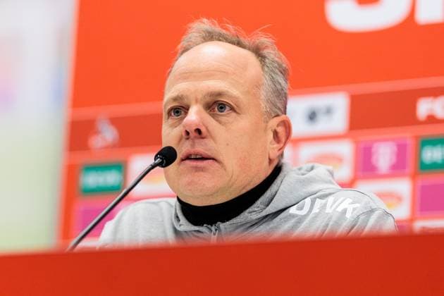 Google Pixel Womens Bundesliga, 1 FC Köln SV Werder Bremen 18 11 2024 Daniel Weber Coach 1 FC Köln during the press conference Google Pixel Womens Bundesliga, 1 FC Köln SV Werder Bremen, Cologne, Franz Kremer Stadium on 18 11 2024 Copyright: xBEAUTIFULxSPORTS Wunderlx