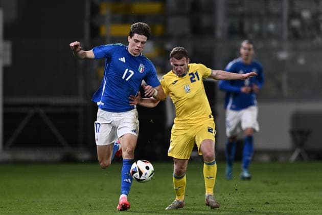 Football, U21, Test match, Italy - Ukraine