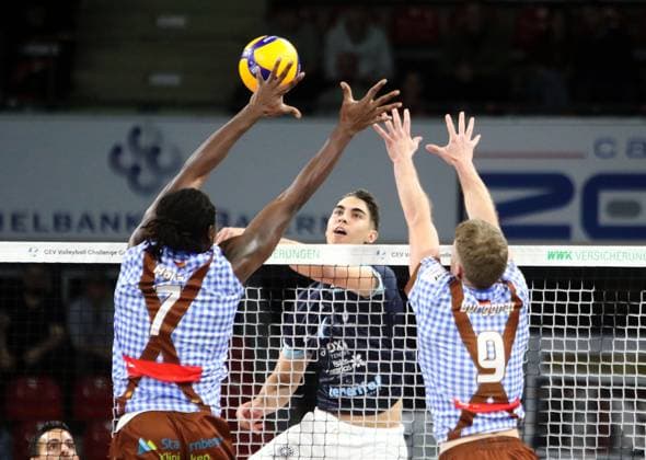 Volleyball, CEV Challenge Cup, WWK Volleys Herrsching - Cisnere Alter Tenerife