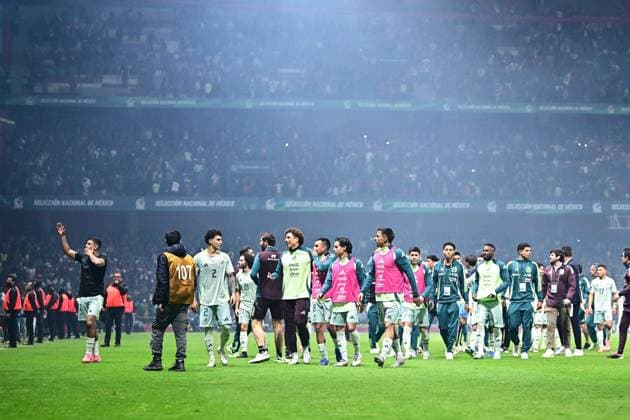 RECORD DATE NOT STATED IV CONCACAF NATIONS LEAGUE 2024-2025 Mexico 4-0 Honduras Players of Mexico during the Quarterfinals second leg match between Mexican national team, Nationalteam (Mexico) and Honduras as part of the Concacaf Nations League 2024-2025 at Nemesio Diez Stadium on November 19, 2024 in Toluca, Estado de Mexico, Mexico. TOLUCA ESTADO DE MEXICO MEICO  Copyright: xAdrianxMaciasx 20241119225035_CNL_CFV_MEX_HON_MEXICO324
