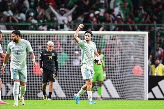 RECORD DATE NOT STATED IV CONCACAF NATIONS LEAGUE 2024-2025 Mexico vs Honduras Raul Jimenez celebrates his goal 1-0 of Mexico during the Quarterfinals second leg match between Mexican national team, Nationalteam (Mexico) and Honduras as part of the Concacaf Nations League 2024-2025 at Nemesio Diez Stadium on November 19, 2024 in Toluca, Estado de Mexico, Mexico. TOLUCA ESTADO DE MEXICO MEICO  Copyright: xAdrianxMaciasx 20241119212125_CNL_CFV_MEX_HON_JIMENEZ149