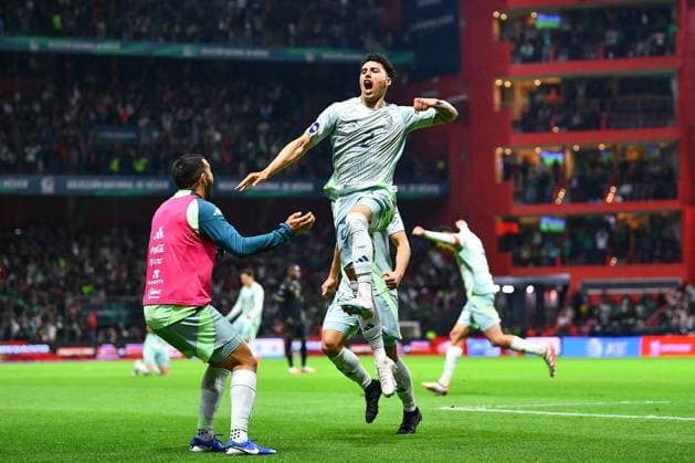 RECORD DATE NOT STATED IV CONCACAF NATIONS LEAGUE 2024-2025 Mexico vs Honduras Jorge Sanchez celebrates his goal 3-0 of Mexico during the Quarterfinals second leg match between Mexican national team, Nationalteam (Mexico) and Honduras as part of the Concacaf Nations League 2024-2025 at Nemesio Diez Stadium on November 19, 2024 in Toluca, Estado de Mexico, Mexico. TOLUCA ESTADO DE MEXICO MEICO  Copyright: xAdrianxMaciasx 20241119222132_CNL_CFV_MEX_HON_SANCHEZ249
