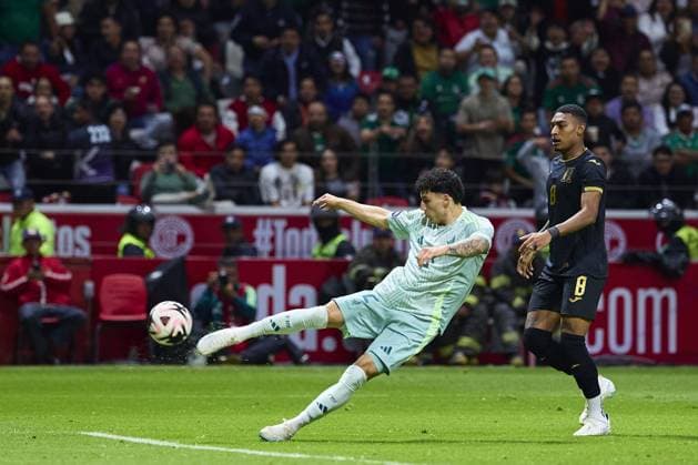 RECORD DATE NOT STATED IV CONCACAF NATIONS LEAGUE 2024-2025 Mexico vs Honduras Jorge Sanchez scores his goal 3-0 of Mexico during the Quarterfinals second leg match between Mexican national team, Nationalteam (Mexico) and Honduras as part of the Concacaf Nations League 2024-2025 at Nemesio Diez Stadium on November 19, 2024 in Toluca, Estado de Mexico, Mexico. TOLUCA ESTADO DE MEXICO MEICO  Copyright: xJuanxLuisxDiazx 20241119222303_CNL_CFV_MEX_HON_SANCHEZ251