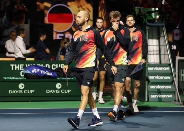 Team Germany, Opening Ceremony, Davis Cup Final 2024, Palacio de Deportes JosÃ Copyright: xJuergenxHasenkopfx