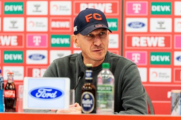 1 FC Köln Press Conference 20 11 2024 Gerhard Struber Coach 1 FC Köln Press Conference 1 FC Köln Geissbockheim, 20 11 2024 Copyright: xBEAUTIFULxSPORTS Wunderlx