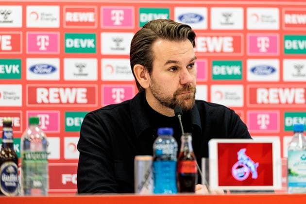 1 FC Köln Press Conference 20 11 2024 Thomas Kessler 1 FC Köln Head of the Licensed Players Department Press Conference 1 FC Köln Geissbockheim, 20 11 2024 Copyright: xBEAUTIFULxSPORTS Wunderlx