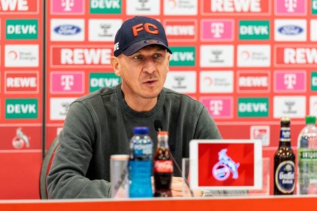 1 FC Köln Press Conference 20 11 2024 Gerhard Struber Coach 1 FC Köln Press Conference 1 FC Köln Geissbockheim, 20 11 2024 Copyright: xBEAUTIFULxSPORTS Wunderlx