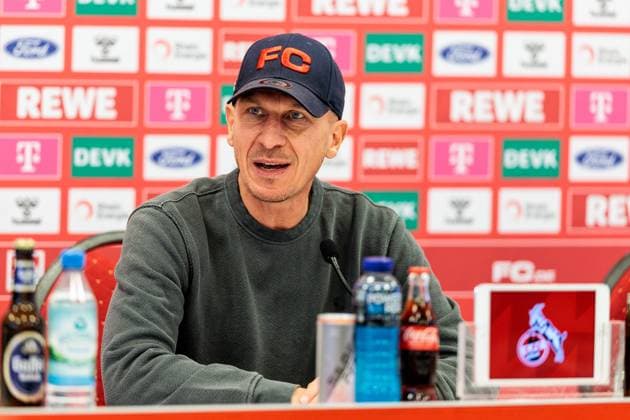 1 FC Köln Press Conference 20 11 2024 Gerhard Struber Coach 1 FC Köln Press Conference 1 FC Köln Geissbockheim, 20 11 2024 Copyright: xBEAUTIFULxSPORTS Wunderlx
