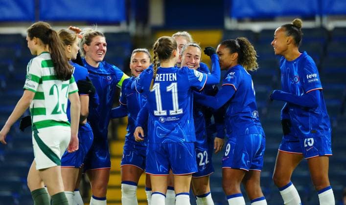 Football, Women, CL, Chelsea FC - Celtic Glasgow