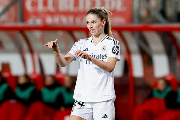 Melanie Leupolz of Real Madrid looks on , UEFA Women s Champions League 2024 25 Group Stage MD4, FC Twente v Real Madrid CF, FC Twente Stadium, November 20, 2024, Enschede, Netherlands.
