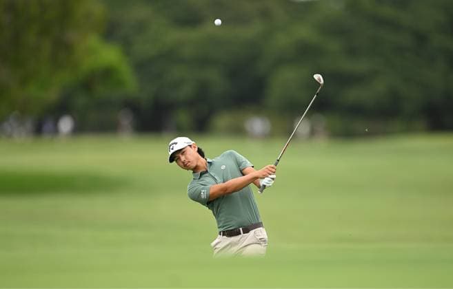 GOLF AUSTRALIAN PGA, Golf Herren West Australian golfer Min Woo Lee during the first round of the Australian PGA Championship at Royal Queensland Golf Club in Brisbane, Thursday, November 21, 2024. ( NO ARCHIVING, EDITORIAL USE ONLY, NO USE IN BOOKS WITHOUT CONSENT BRISBANE QUEENSLAND AUSTRALIA  Copyright: xDAVExHUNTx 20241121129122279968