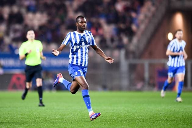 Grenoble Foot 38 v FC Annecy - Ligue 2 BKT 2024 2025 07 Pape Meissa BA (gf38) during the Ligue 2 BKT match between Grenoble Foot 38 and Annecy at Stade des Alpes on October 29, 2024 in Grenoble, France. Grenoble France  Copyright: xFEPx 776231671