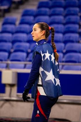 Lyon, France Sara Dabritz (8 Olympique Lyonnais) warming-up during the UEFA Women?s Champions League game between Olympique Lyonnais and AS Roma at Groupama Stadium in Lyon, France. (Pauline FIGUET SPP) Copyright: xPaulinexFIGUETx xSPPx spp-en-PaFiSp-PF_OLASR1788