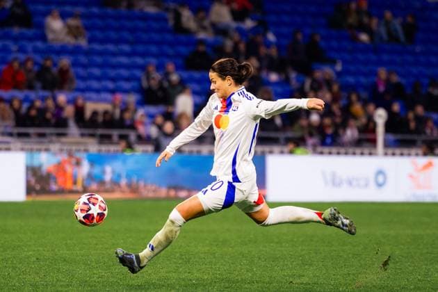Lyon, France Dzsenifer Marozsan (10 Olympique Lyonnais) in action during the UEFA Women?s Champions League game between Olympique Lyonnais and AS Roma at Groupama Stadium in Lyon, France. (Pauline FIGUET SPP) Copyright: xPaulinexFIGUETx xSPPx spp-en-PaFiSp-PF_OLASR1795