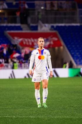 Lyon, France Sara Dabritz (8 Olympique Lyonnais) during the UEFA Women?s Champions League game between Olympique Lyonnais and AS Roma at Groupama Stadium in Lyon, France. (Pauline FIGUET SPP) Copyright: xPaulinexFIGUETx xSPPx spp-en-PaFiSp-PF_OLASR1801