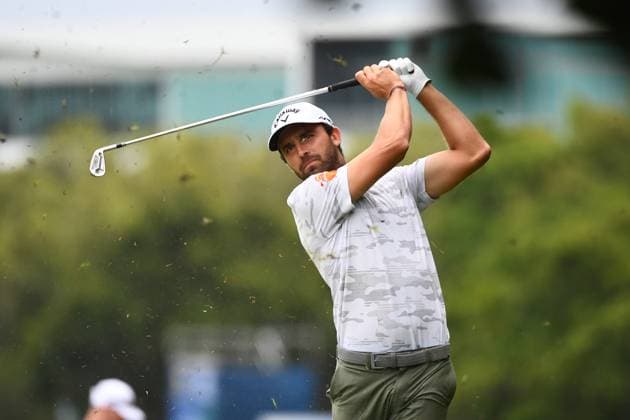 GOLF AUSTRALIAN PGA, Golf Herren Spanish golfer Joel Moscatel plays a shot during the Australian PGA Championship at Royal Queensland Golf Club in Brisbane, Thursday, November 21, 2024. ( NO ARCHIVING, EDITORIAL USE ONLY, NO USE IN BOOKS WITHOUT CONSENT BRISBANE QUEENSLAND AUSTRALIA  Copyright: xJONOxSEARLEx 20241121177414601483