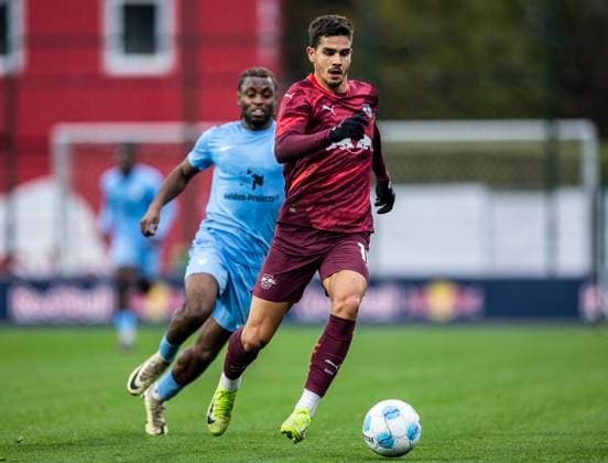Leipzigs Andre Silva RB Leipzig FC Viktoria Berlin 14 November 2024 Red Bull Academy, Leipzig RB Leipzig FC Viktoria Berlin