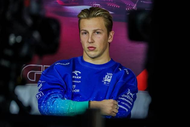 Formula 1 GP Las Vegas USA Thursday, 21 11 2024 Liam Lawson, 30, Visa Cash App RB Formula One Team at the press conference Formula 1 GP Las Vegas USA Thursday, 21 11 2024 Copyright: xBEAUTIFULxSPORTS Erlhofx