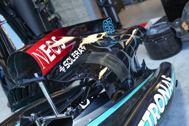 Formula 1 GP Las Vegas USA Thursday, 21 11 2024 Mercedes AMG Petronas F1 Team Formula 1 GP Las Vegas USA Thursday, 21 11 2024 Copyright: xBEAUTIFULxSPORTS Erlhofx