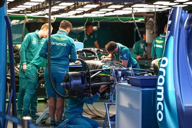 Formula 1 GP Las Vegas USA Thursday, 21 11 2024 Aston Martin Aramco F1 Team Formula 1 GP Las Vegas USA Thursday, 21 11 2024 Copyright: xBEAUTIFULxSPORTS Erlhofx