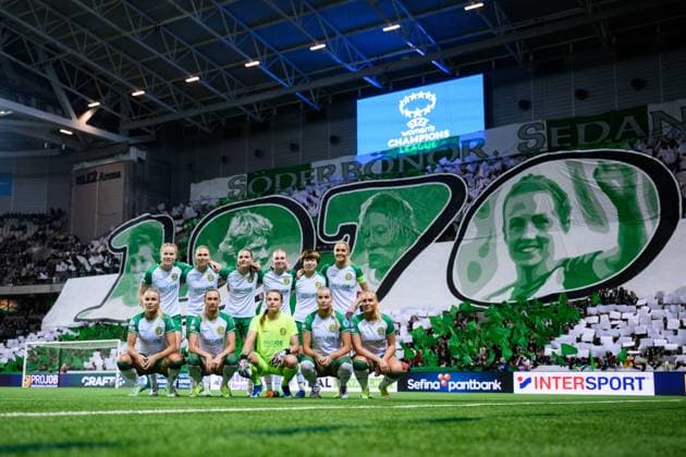 241121 during the Women s Champions League football match between Hammarby and Manchester City on November 21, 2024 in Stockholm Photo Simon Hastegard BILDBYRAN kod SH SH0547 fotboll football soccer fotball uefa womens champions league hammarby manchester city dam bbeng  Copyright: SIMONxHASTEGARD BB241121SH014