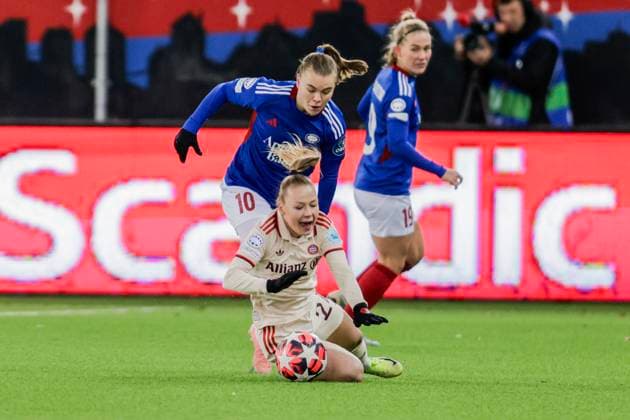 Football, Women, CL, Valerenga IF - FC Bayern Munich