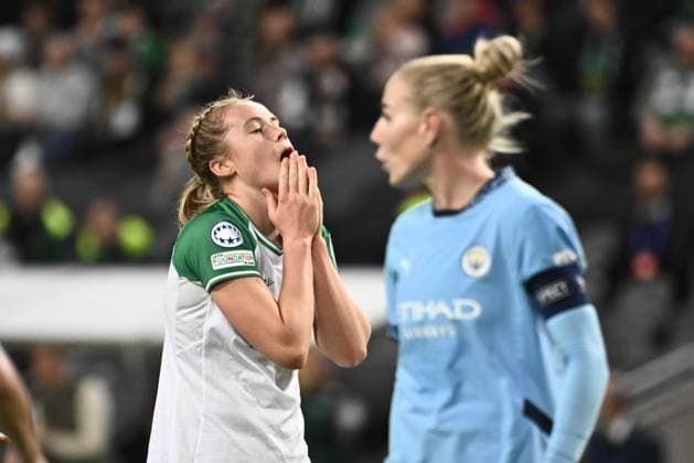 STOCKHOLM, SWEDEN 20241121 Hammarbys Julie Blakstad during Thursdays Womens Champions League Group D match between Hammarby IF and Manchester City at Tele2 Arena STOCKHOLM SWEDEN x10090x  Copyright: xClaudioxBresciani TTx CHAMPIONS LEAGUE HAMMARBY-MANCHESTER CITY