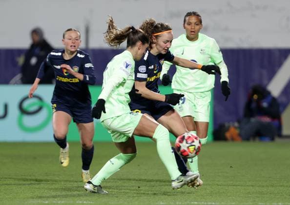 Football, Women, CL, SKN St. Pölten - FC Barcelona