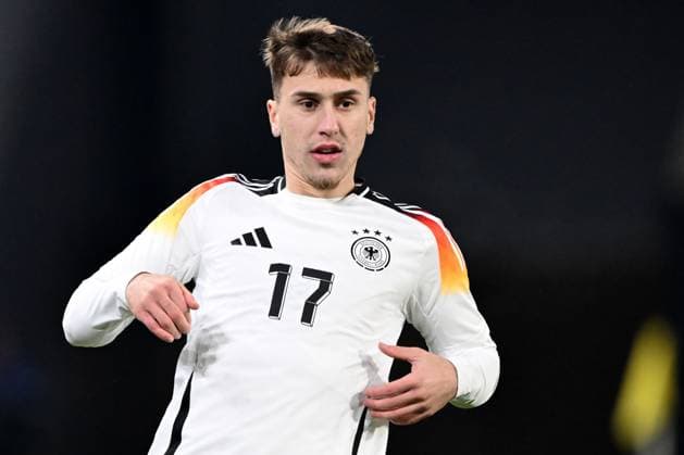 VALENCIENNES - Brajan Gruda of Germany U21, U 21 during the friendly Interland match between France U21 and Germany U21 at Stade du Hainaut on Nov. 19, 2024 in Valenciennes, France. ANP Hollandse Hoogte International Friendly, Länderspiel, Nationalmannschaft 2024 25 xVIxANPxSportx xGerritxvanxKeulenxIVx 513969619 originalFilename: 513969619.jpg