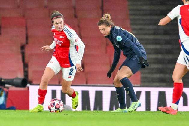 during the UEFA Women s Champions League Group C match 4 of 6 between Arsenal Women FC and Juventus FC at the Emirates Stadium, London, England on 21 November 2024. London Emirates Stadium Greater London England Editorial use only , Copyright: xSimonxTraylenx PSI-20850-0082
