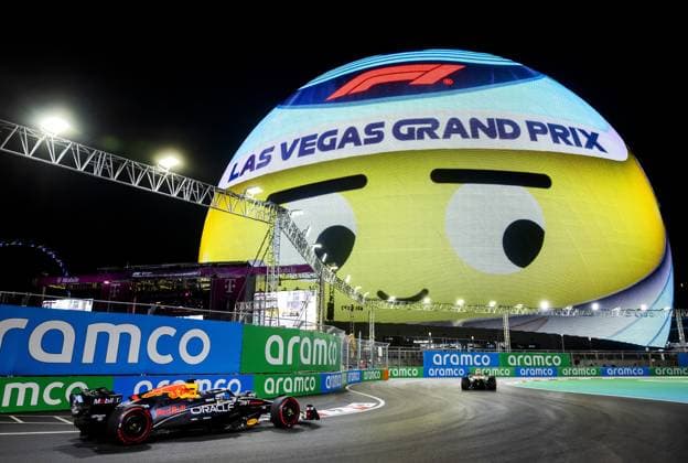 LAS VEGAS - Max Verstappen (Red Bull Racing) during 1st free practice for the Las Vegas Grand Prix. ANP SEM VAN DER WAL xVIxANPxSportx xxANPxIVx 513984974 originalFilename: 513984974.jpg
